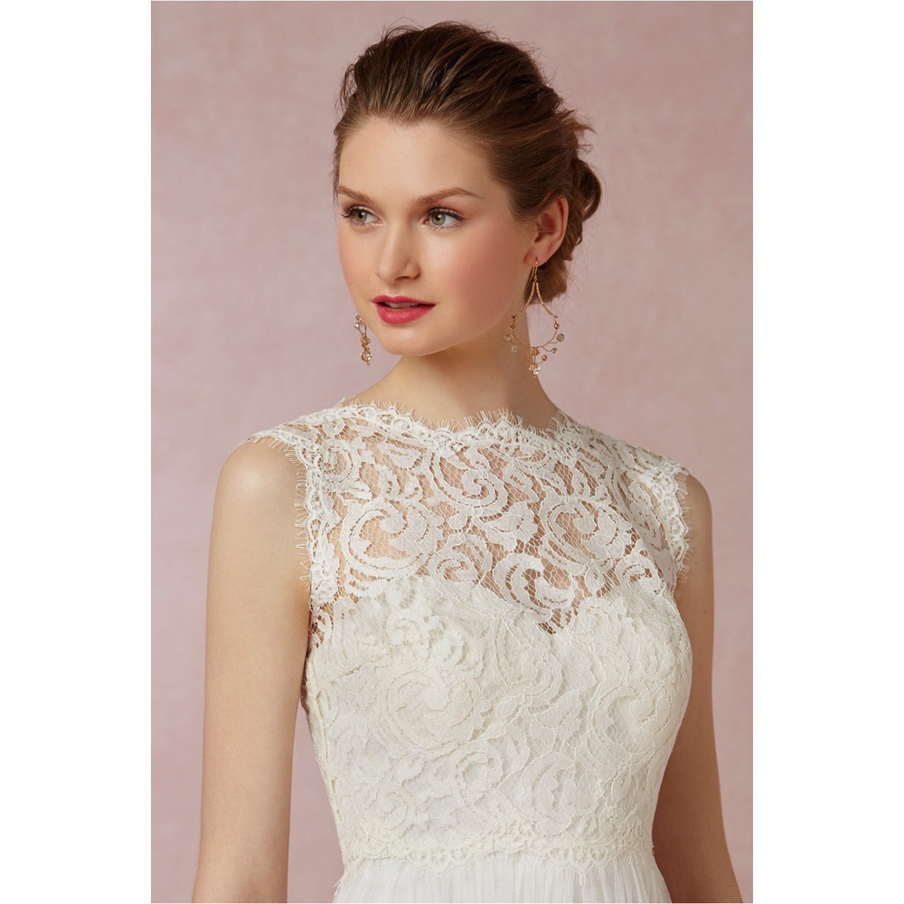 BHLDN Savannah Topper in Ivory by Tadashi Shoji